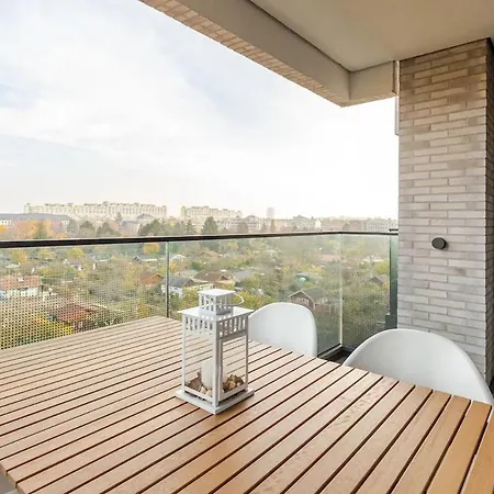 דירה Hj 18 By Rockchair L Superhost Status L Super Flat, 2 Bedrooms 2 Bathrooms Balcony Elevator Welcomes You! *